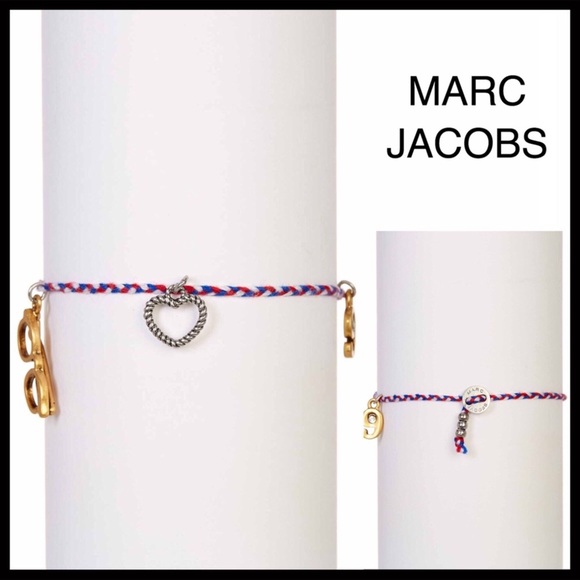 MARC JACOBS FRIENDSHIP CHARM WOVEN BRACELET - Picture 2 of 8